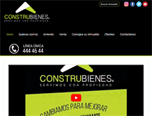 Tablet Screenshot of construbienes.com